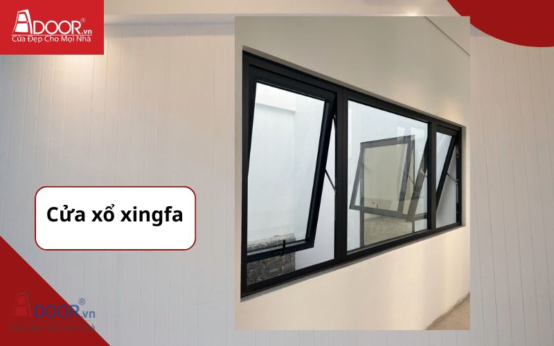 Cửa sổ mở hất nhôm Xingfa trong bảng báo giá nhôm Xingfa