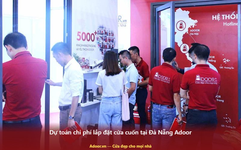 Dự toán chi phí lắp đặt cửa cuốn tại Đà Nẵng Adoor