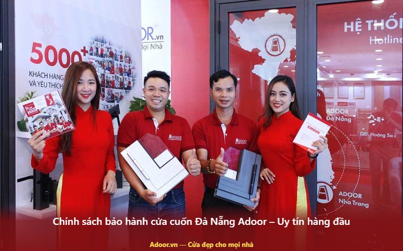 Chính sách bảo hành cửa cuốn Đà Nẵng Adoor – Uy tín hàng đầu