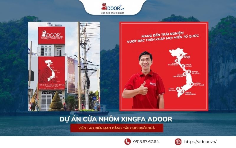 Hệ thống chi nhánh Adoor tại Quảng Ninh
