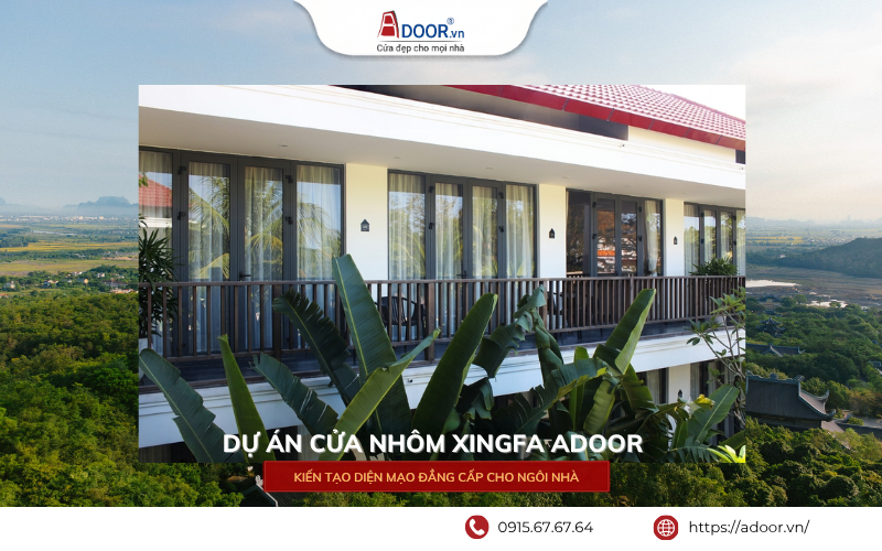 Công trình thực tế cửa nhôm Xingfa Adoor tại Huế