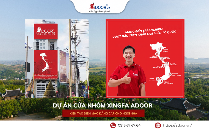Chi nhánh cửa nhôm Xingfa Adoor tại Huế
