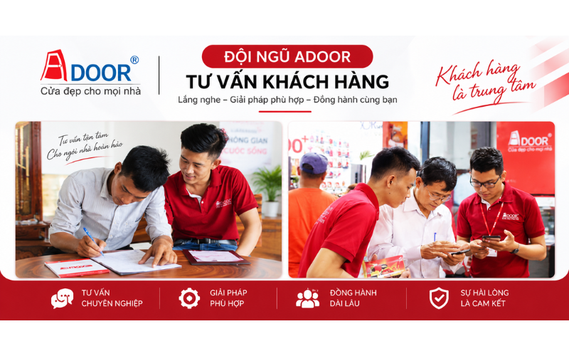 Đội ngũ tư vấn khách hàng Adoor