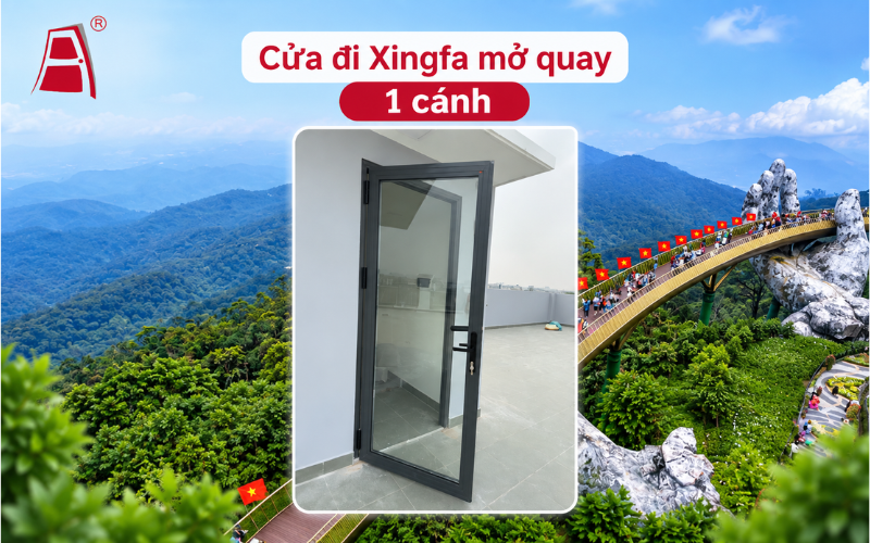 Cửa đi Xingfa mở quay 1 cánh