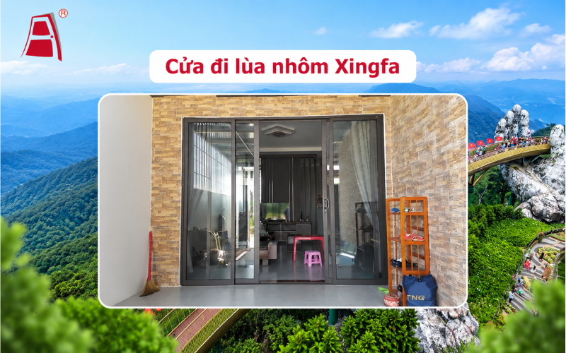 Mẫu cửa nhôm Xingfa Đà Nẵng mở lùa