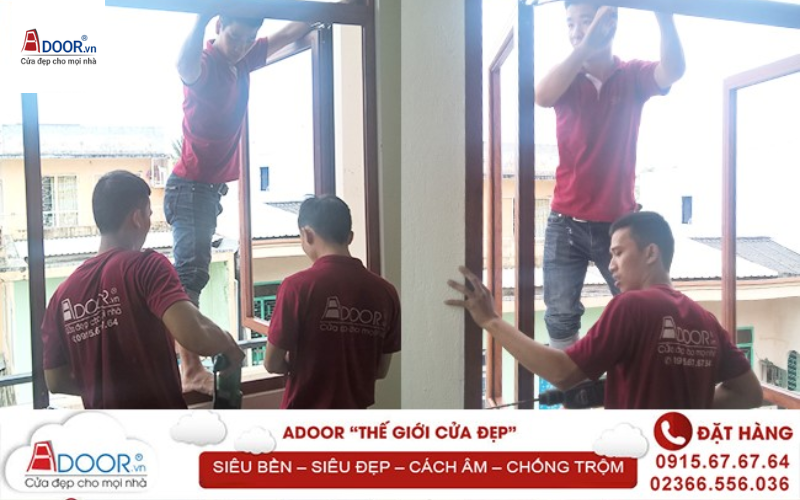 Đội ngũ thi công cửa nhôm Xingfa Adoor