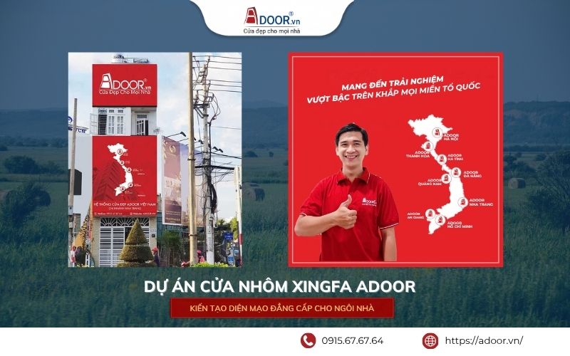 Hệ thống phân phối cửa nhôm Adoor