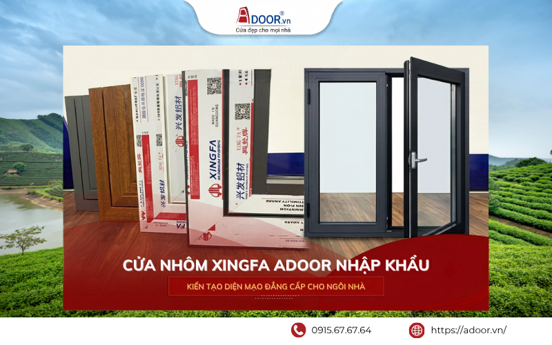 Cửa sổ nhôm Xingfa nhập khẩu chính hãng Adoor