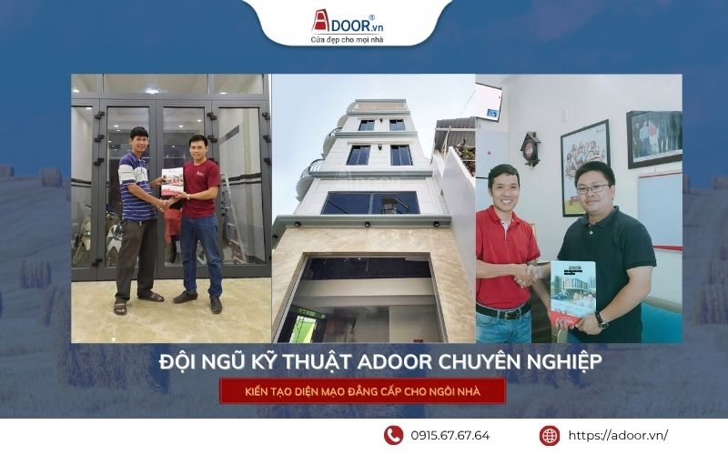 Đội ngũ kỹ thuật Adoor chuyên nghiệp