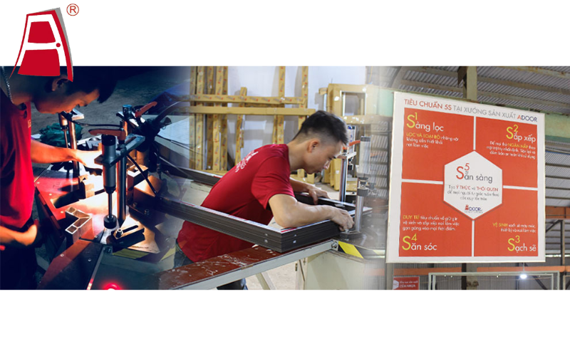 Quá trình gia công cửa nhôm Xingfa tại xưởng Adoor