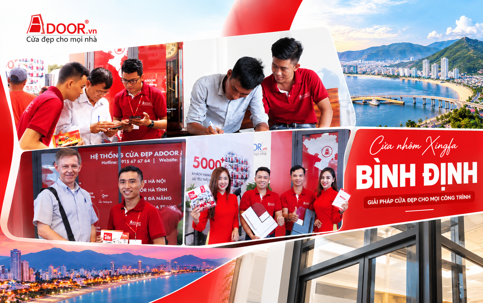 Cửa nhôm Xingfa Đà Nẵng Adoor