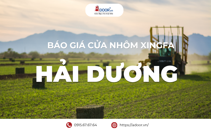 Cửa nhôm Xingfa Hải Dương chất lượng cao Adoor