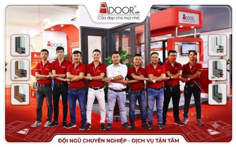 Màu sắc cửa nhôm Xingfa - Đội ngũ nhân sự Adoor chuyên nghiệp, tận tâm