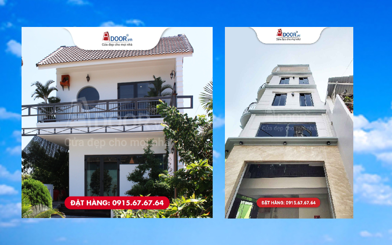 Công trình cửa nhôm Xingfa Adoor thực tế
