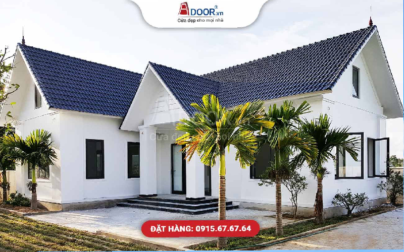 Công trình cửa nhôm Xingfa Adoor thực tế tại Hà Nội