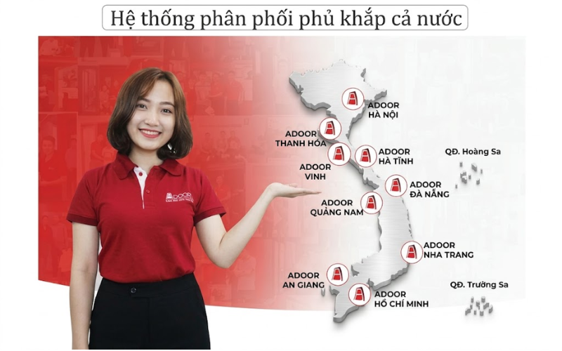  Màu sắc cửa nhôm Xingfa - Hệ thống phân phối phủ khắp cả nước của Adoor