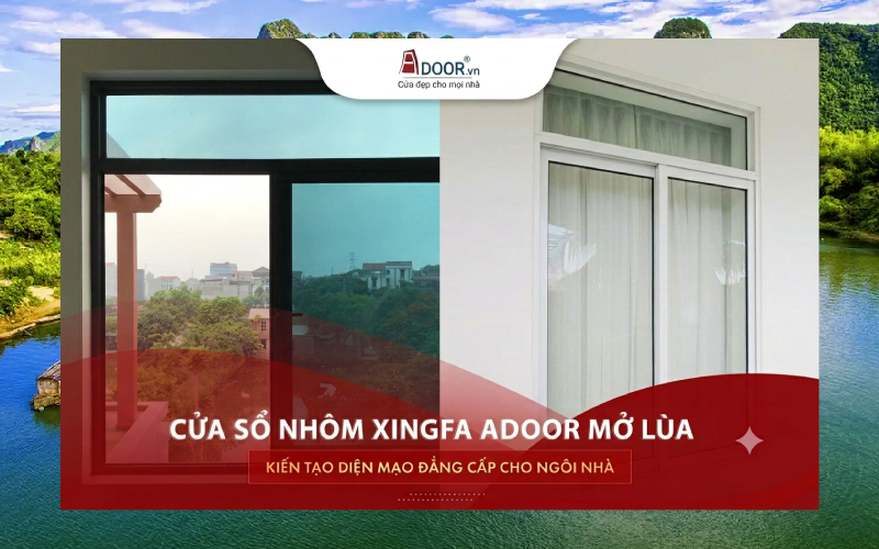 Giá cửa sổ nhôm Xingfa Adoor mở lùa
