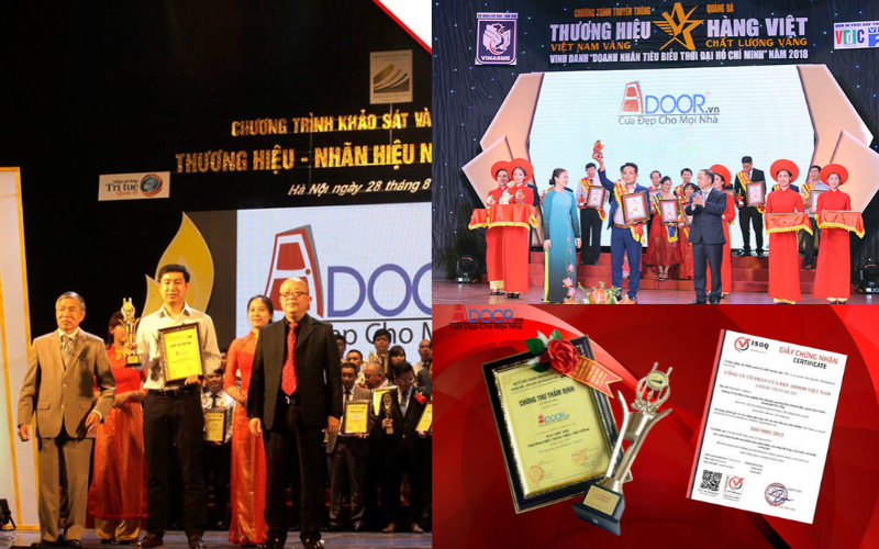 Adoor nhận giải Thương hiệu Việt Nam
