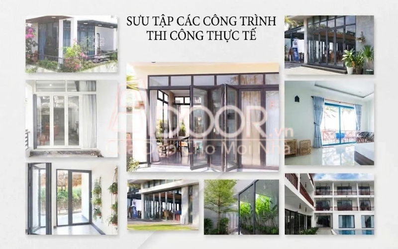 Hình ảnh các công trình thực tế thí công cửa nhôm Xingfa