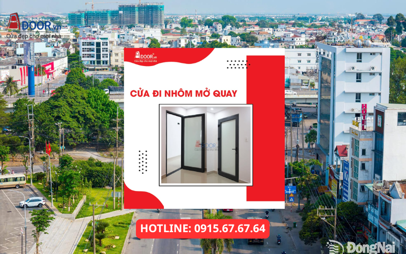 Cửa nhôm Xingfa Đồng Nai - cửa đi mở quay 1 cánh