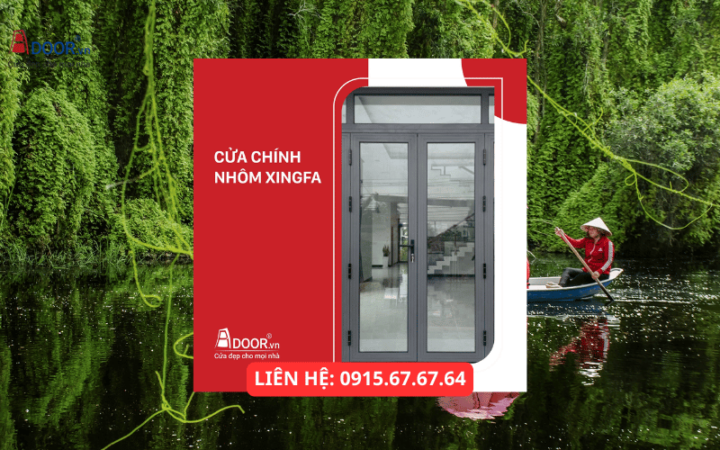 Cửa nhôm Xingfa Long An - Cửa chính nhôm Xingfa 