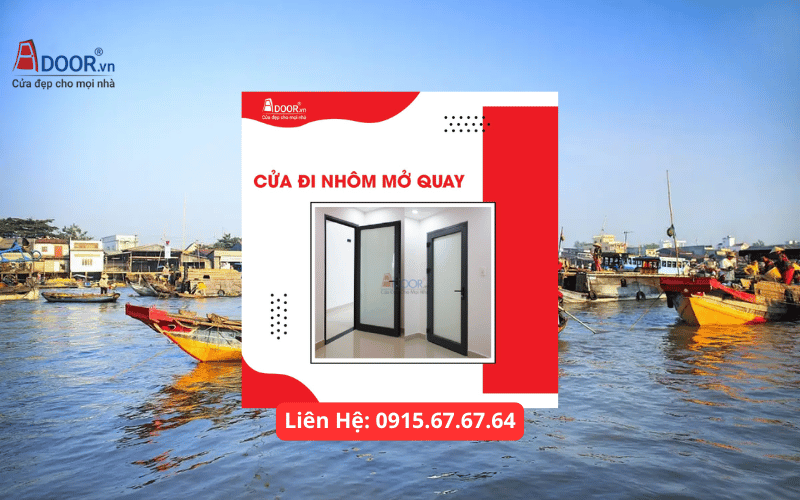 Cửa nhôm Xingfa Tiền Giang - Cửa đi nhôm mở quay