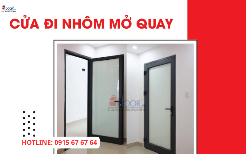 Cửa đi nhôm Xingfa mở quay Đắk Lắk