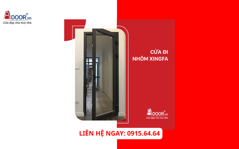 Cửa đi nhôm Xingfa Lâm Đồng