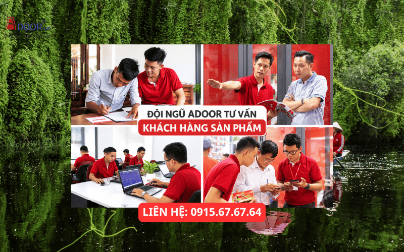 Cửa nhôm Xingfa Long An - Đội ngũ Adoor tư vấn sản phẩm cho khách hàng