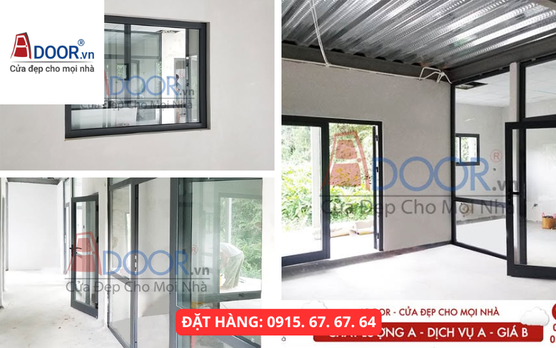Mẫu cửa nhôm Xingfa Khánh Hòa Adoor