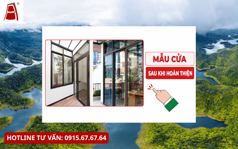 Cửa nhôm Xingfa Đắk Nông sau hoàn thiện Cửa nhôm Xingfa Đắk Nông sau hoàn thiện