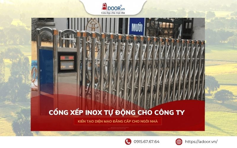 Cổng xếp công ty, nhà máy