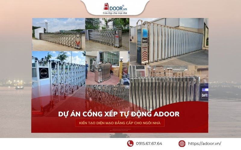 Hình ảnh dự án Adoor triển khai tại nhà máy, khu công nghiệp