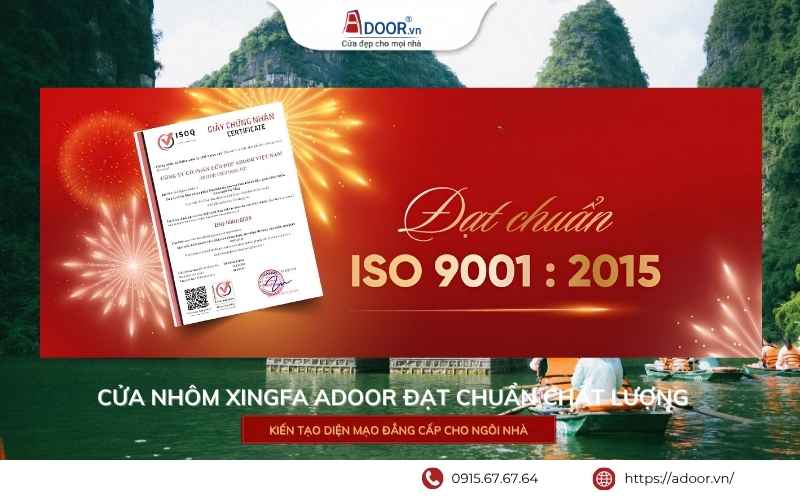 Cửa nhôm Xingfa Ninh Bình - Chứng nhận chất lượng đảm bảo tiêu chuẩn sản phẩm. Chứng nhận chất lượng đảm bảo tiêu chuẩn sản phẩm.