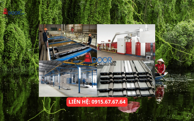 Cửa nhôm Xingfa Long An - Nhà máy và hệ thống sản xuất cửa nhôm Adoor