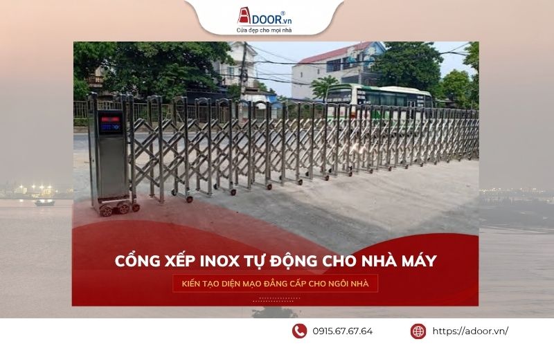 Cổng xếp cho nhà máy