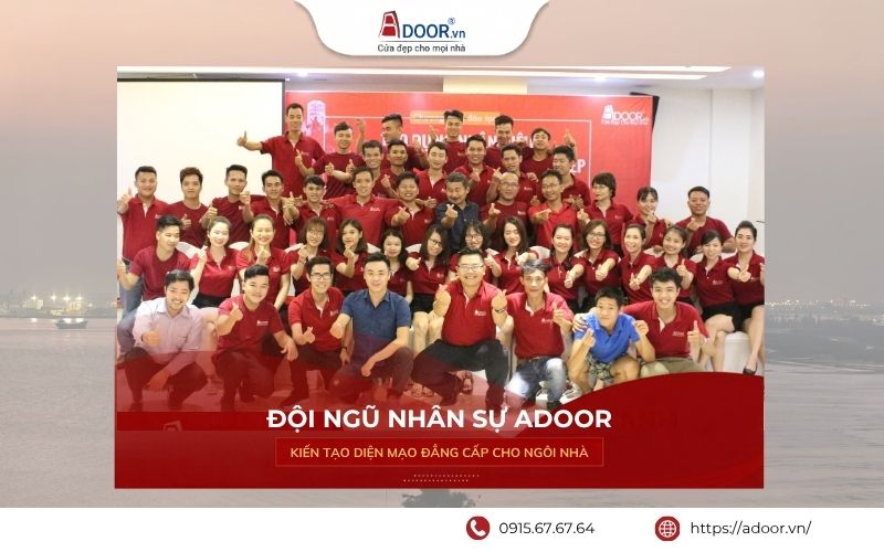 Đội ngũ nhân sự Adoor chuyên nghiệp