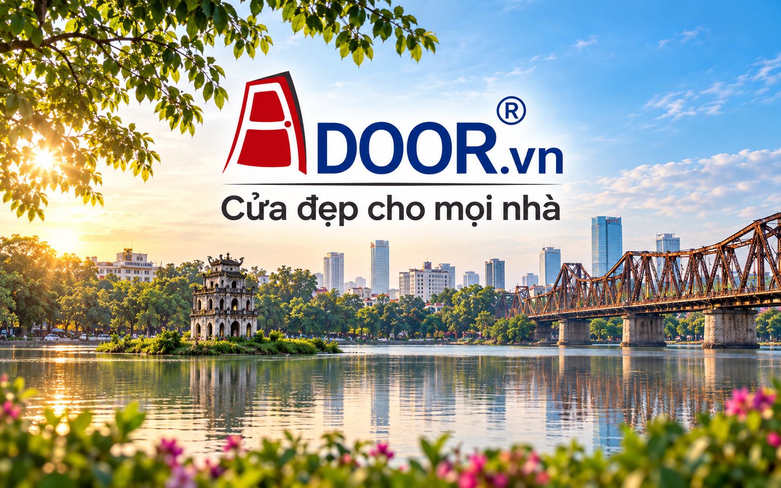 Cổng tự động tại Hà Nội - Phong cách hiện đại