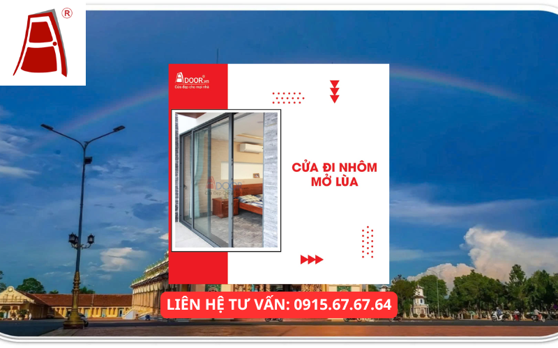 Cửa đi nhôm Xingfa mở lùa Tây Ninh