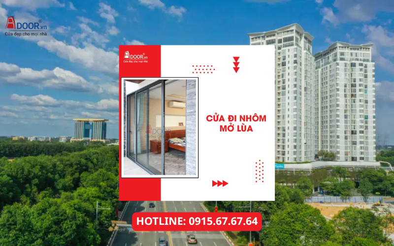 Cửa đi nhôm Xingfa Bình Dương mở lùa