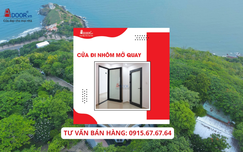 Cửa nhôm Xingfa Vũng Tàu - cửa đi nhôm mở quay