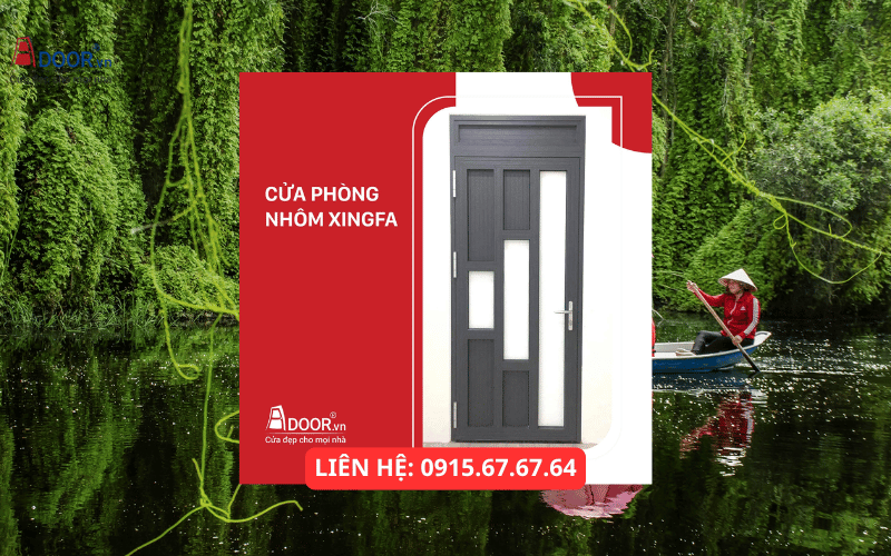 Cửa nhôm Xingfa Long An - Cửa phòng nhôm Xingfa