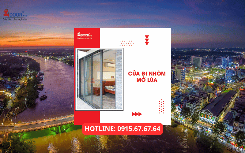Cửa nhôm Xingfa Bến Tre - Cửa đi nhôm mở lùa Cửa nhôm Xingfa Bến Tre - Cửa đi nhôm mở lùa