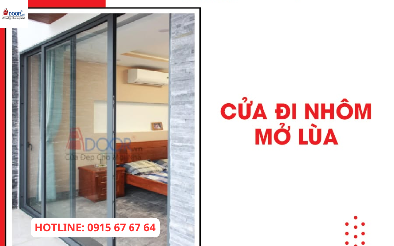 Cửa đi nhôm Xingfa mở lùa Đắk Lắk