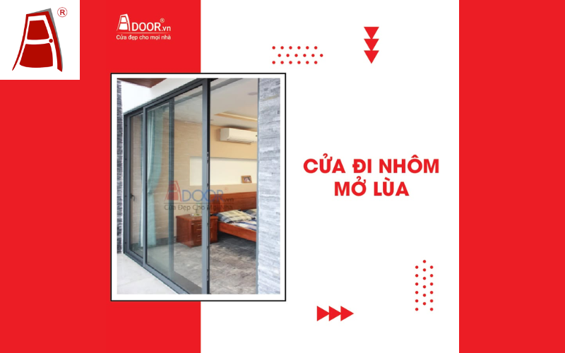 Cửa đi nhôm Xingfa mở lùa Ninh Thuận