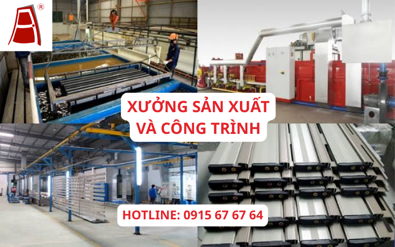 Quá trình gia công cửa nhôm Xingfa tại xưởng Adoor Xưởng gia công cửa nhôm Xingfa của Adoor
