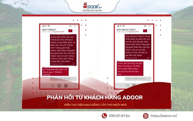 phản hồi từ khách hàng sử dụng Cửa Cổng Xếp Inox Tự Động