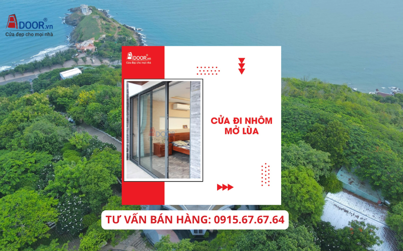 Cửa nhôm Xingfa Vũng Tàu - cửa đi nhôm mở lùa