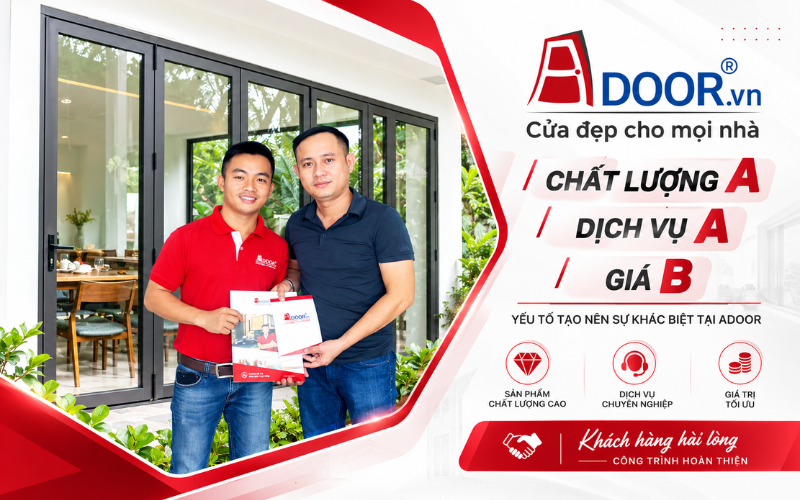 Chất lượng cửa nhôm MaxPro được kiểm soát Từ nhà vườn Adoor Chất lượng cửa nhôm MaxPro được kiểm soát Từ nhà vườn Adoor