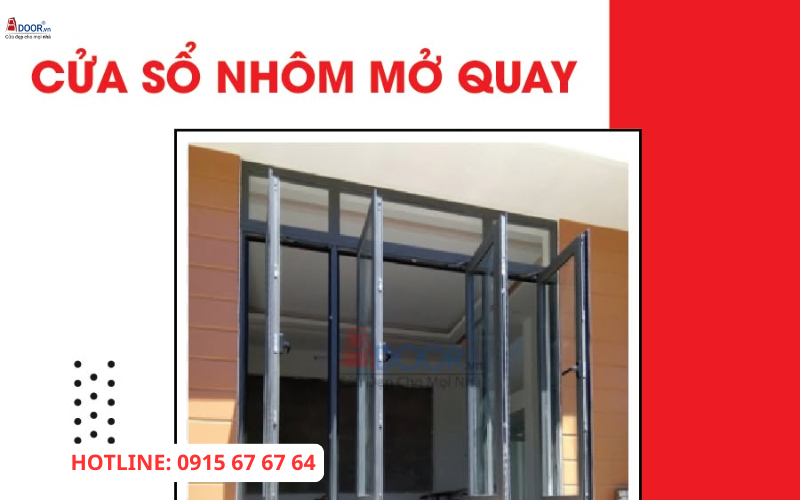 Mẫu cửa sổ nhôm Xingfa mở quay Đắk Lắk